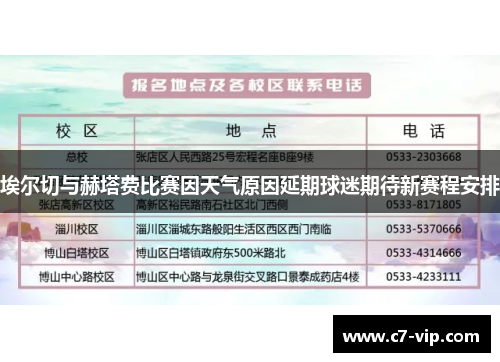 埃尔切与赫塔费比赛因天气原因延期球迷期待新赛程安排